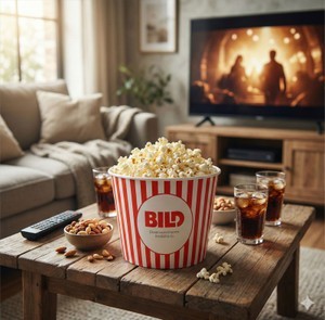 Balde de Pipoca 1,6 Litros In Mold Label para Brindes