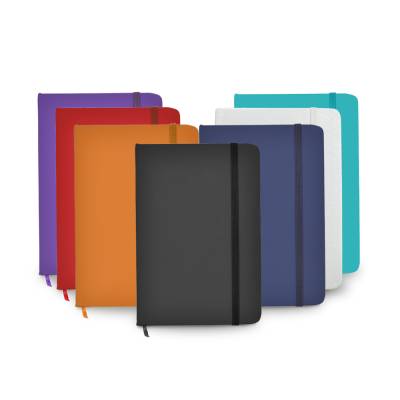 Bloco de Anotações com Pauta Soft Touch 80 Folhas Personalizado