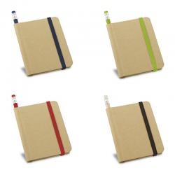 Bloco de Anotações Ecológico com Lápis Sem Pauta Personalizado