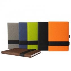 Caderneta em Linho com Fechamento Magnético para Brindes