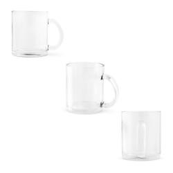 Caneca de Vidro 350ml para Sublimação Personalizada