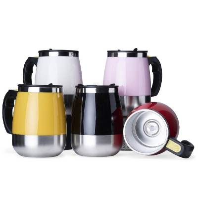 Caneca Inox com Misturador 350ml Personalizada