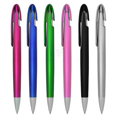 Caneta Plástica Fosca com Click Personalizada