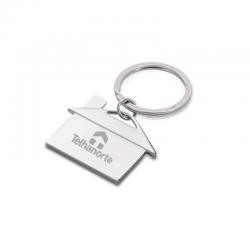 Chaveiro de Metal Formato de Casa Personalizado