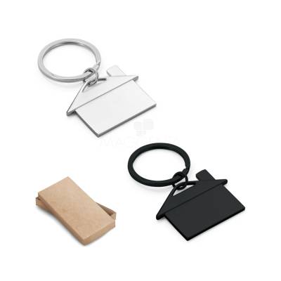 Chaveiro Metal Formato de Casa Personalizado
