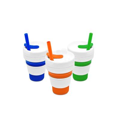 Copo Retrátil com Canudo Personalizado