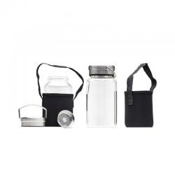 Garrafa de Vidro com Infusor 650ml Personalizada
