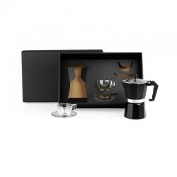 Kit Café 5 Peças com Cafeteira Italiana Personalizado