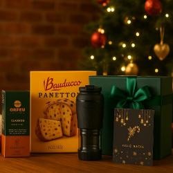 Kit Café com Panetone Bauducco Personalizado