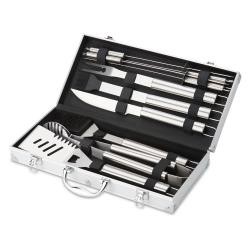 Kit Churrasco 10 Peças em Maleta de Alumínio Personalizado