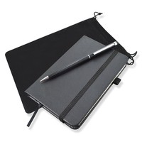 Kit Executivo com Bloco Pautado e Caneta Metal Personalizado
