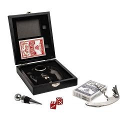 Kit Vinho com Jogo de Baralho para Brindes