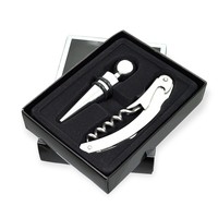 Kit Vinho com Saca-rolhas e Canivete Personalizado