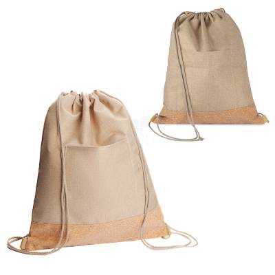 Mochila Saco em Poliéster 600D e Cortiça Personalizável