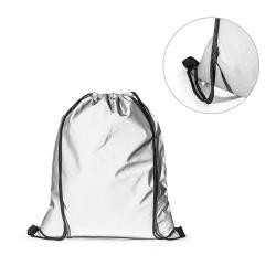 Mochila Saco em Poliéster Refletivo Personalizada