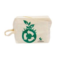 Necessaire Ecológica em Algodão Reciclado Personalizada