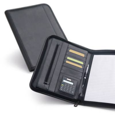 Pasta Executiva A4 com Calculadora e Bloco Personalizada