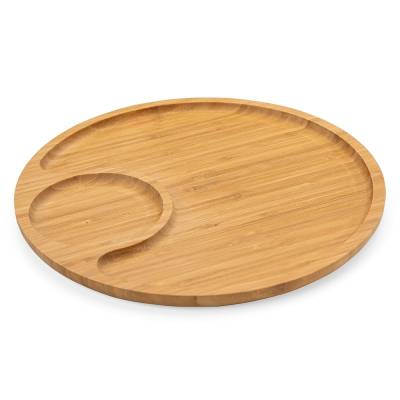 Petisqueira de Bambu com Divisórias Personalizada