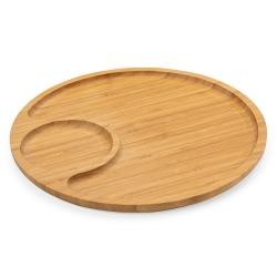 Petisqueira de Bambu com Divisórias Personalizada
